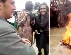 Músico chora enquanto Talibã queima seus instrumentos musicais na frente dele