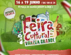 Praça do Jardim Glória II será palco da "1ª Feira Cultural de Várzea Grande"